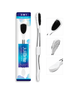 Julibrite Tongue Cleaner-Black