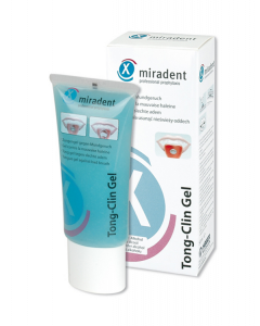 Miradent Tongue Clean Gel Bad Breath Smooths OraBrush