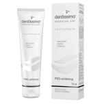 Dentissimo Pro-Whitening Toothpaste yellow teeth white teeth enamal brighten smile