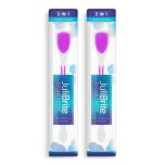 JuliBrite Tongue Cleaner 2-Pack (Pink)
