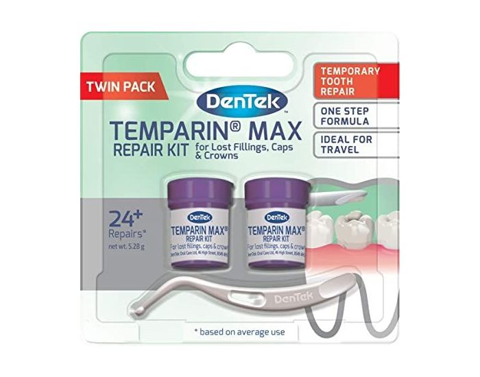 Dentek Temparin Max Repair Kit For Chipped Teeth And Fillings 